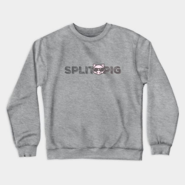 Split Pig Crewneck Sweatshirt by YinzGuys